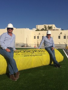 Synthetic sports grass installation team Dubai