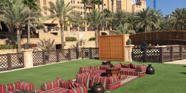 Madinat Jumeirah Fake Grass Installation