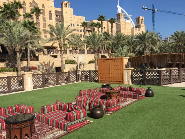Madinat Jumeirah Fake Grass Installation