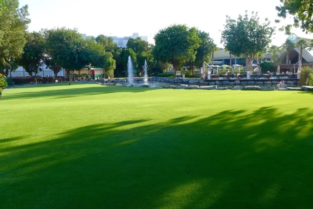 Irish Village Artificial Grass Installed in Dubai