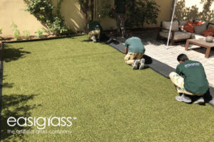 installing artificial grass step 13