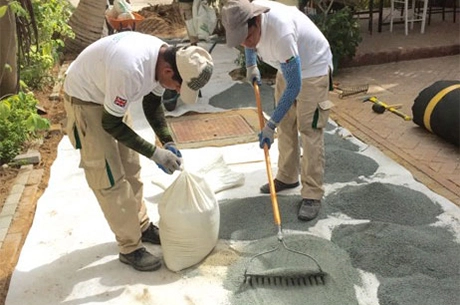 artificial grass installation process dubai uae 05