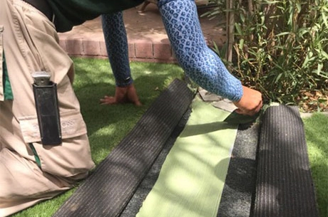 artificial grass installation process dubai uae 10